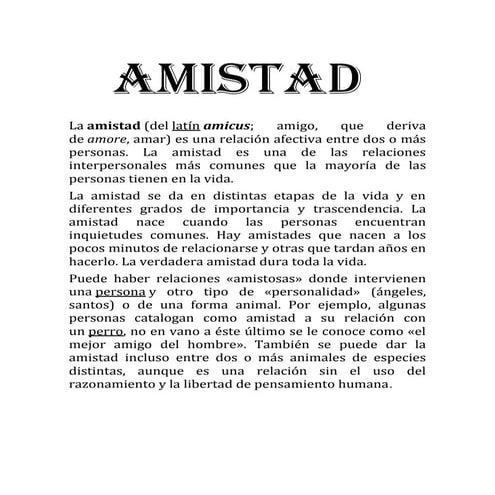 Amistad