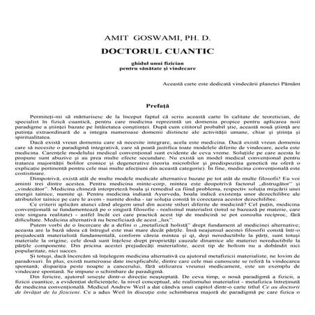 Amit goswami   Doctorul Cuantic