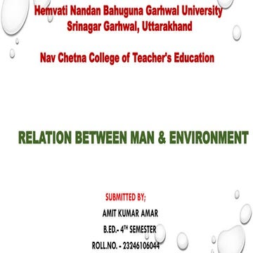 Relationship between man and environment .ppt