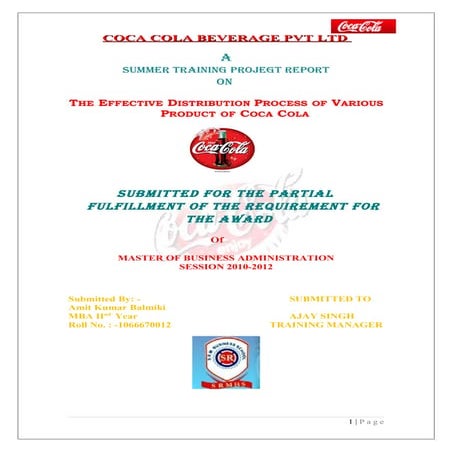Amit report (coca cola)