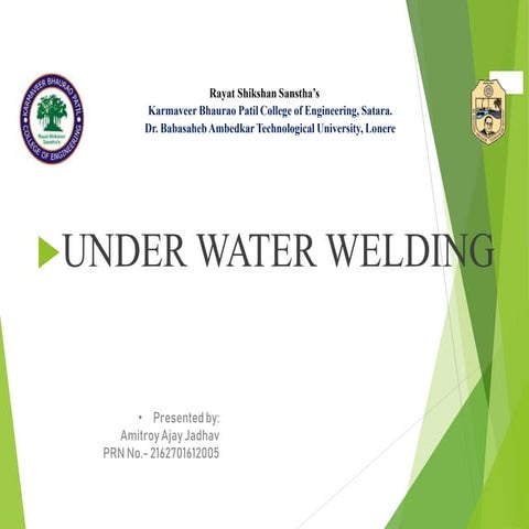 Amitroy Jadhav-1.pptx on underwater welding