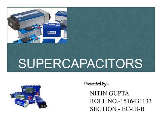 Supercapacitor | PPT