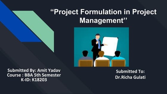 Project formulation (1) | PPTX | Civil Engineering Industry | Industries