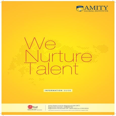 Amity diplomas brochure by Study Metro