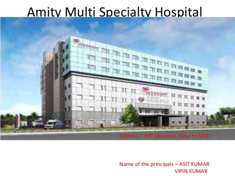 Multi-speciality hospital floor plans pdf image