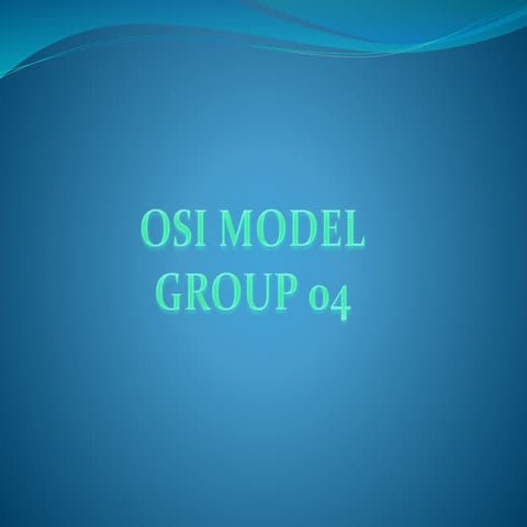OSI Model By Amjad, Rimsha Safi Ullah And Iqra
