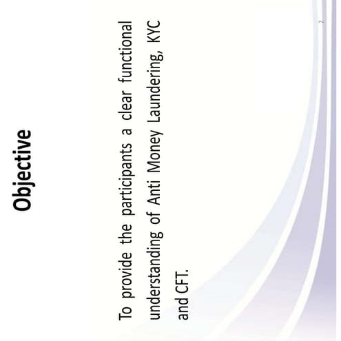 Anti Money Laundering - Basics