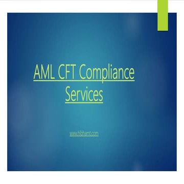 Aml cft compliance services