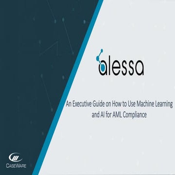 An Executive Guide on How to Use Machine Learning and AI for AML ...