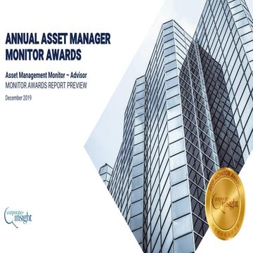 Announcing the Gold Medal Winners of the Advisor Monitor Awards