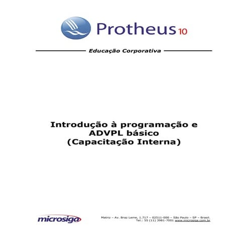 Amm advpl - 01 básico-rev01 2 | PDF
