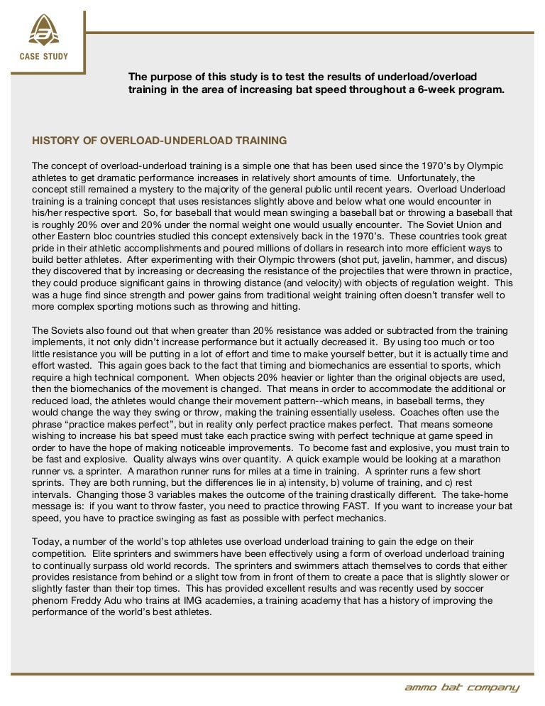 overload underload bats