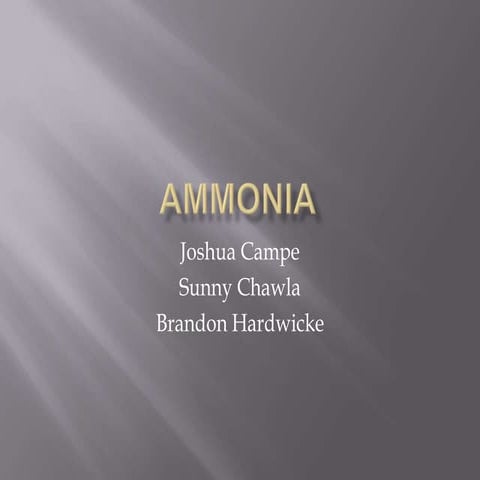Ammonia