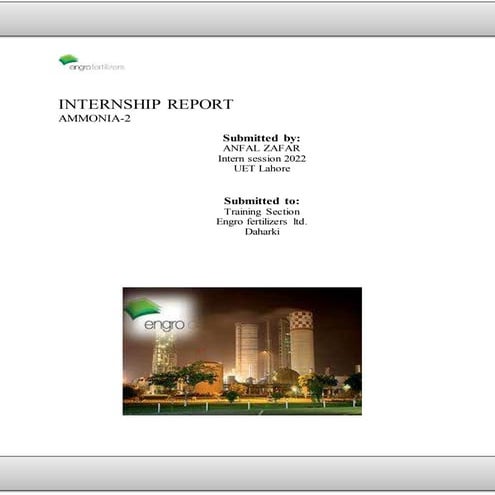 Internship report engro fertilzer ammonia 2.docx