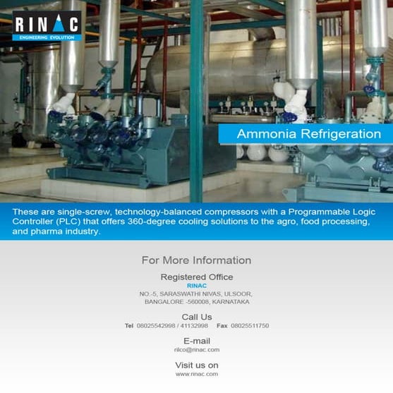 Ammonia refrigeration PDF