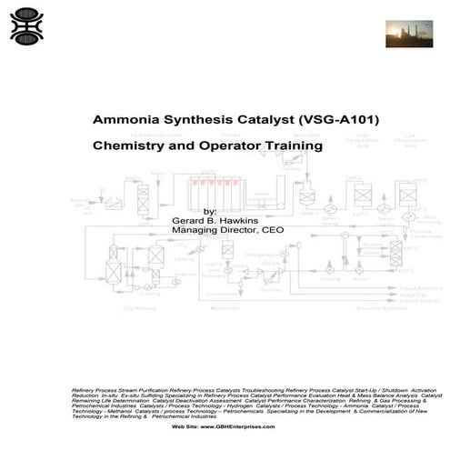 Ammonia Synthesis Catalyst Chemistry and Operator Training