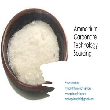 Ammonium carbonate - database