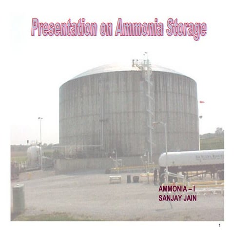 AMMONIA storage