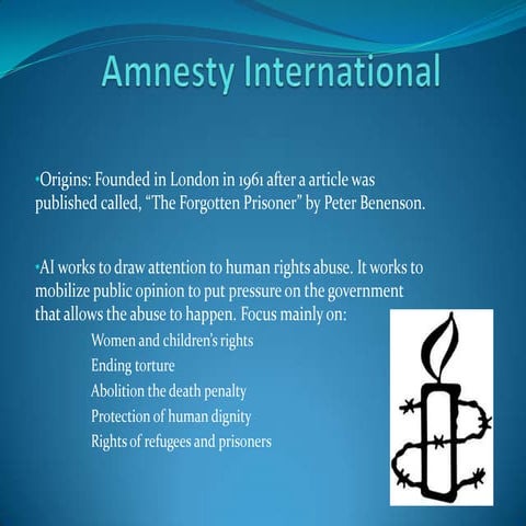 Amnesty international | PPT
