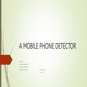 A MOBILE PHONE DETECTOR by introduction .pptx