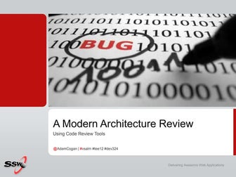 A modern architecturereview–usingcodereviewtools-ver-3.5