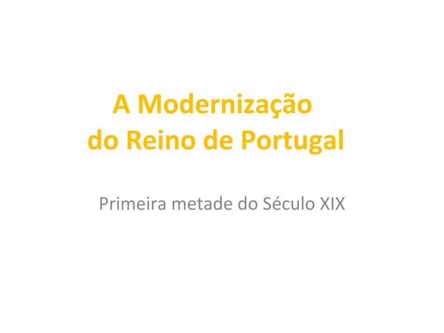 A ModernizaçãO