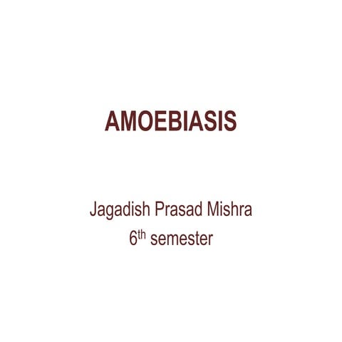 Amoebiasis