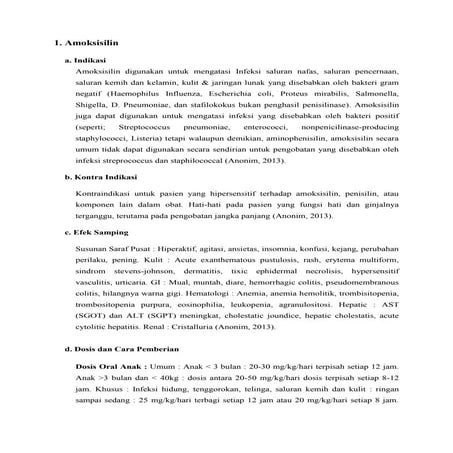 Amoksisillin | PDF
