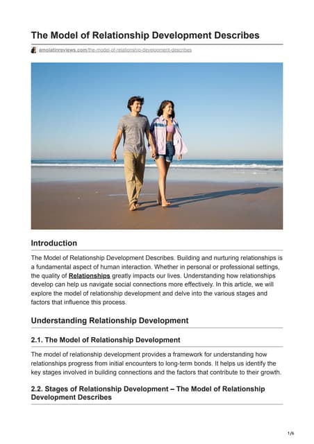 How do we relationship | PDF