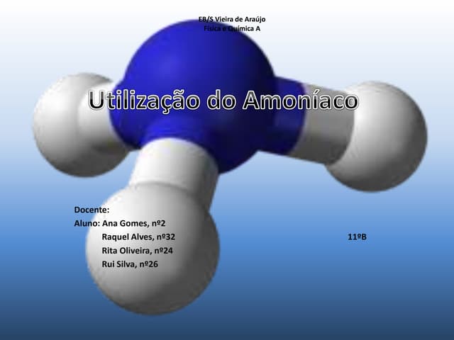 Amoniaco utilização