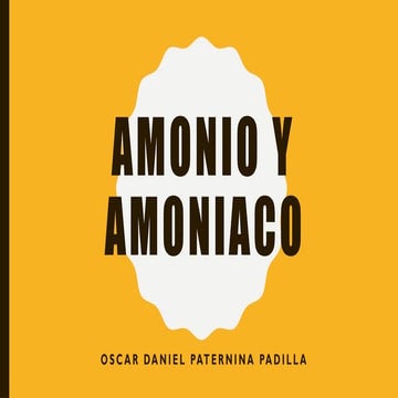 Amonio y amoniaco peces Instituto Universitario.pptx