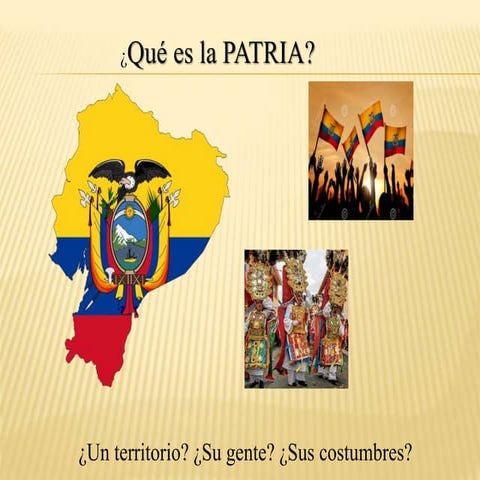 Amor a la patria | PPTX