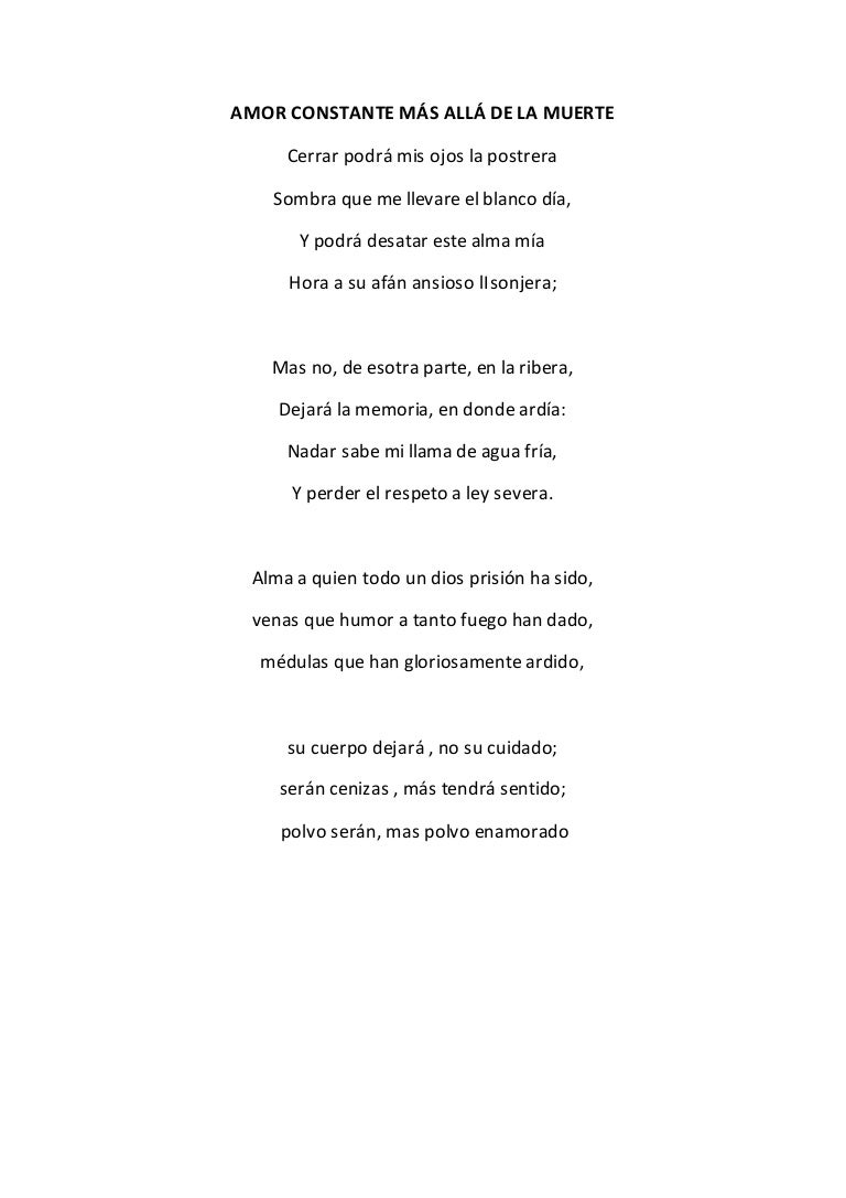 Amor Constante Mas Alla De La Muerte