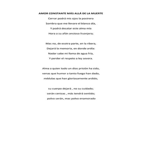Amor constante más allá de la muerte
