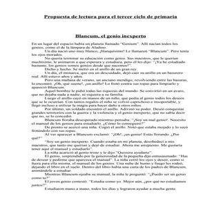 Blancum, el genio inexperto