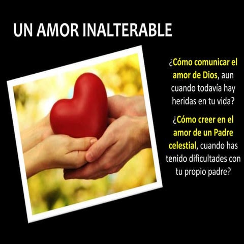 Amor inalterable | PPTX