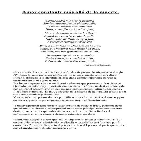 Amor constante más allá de la muerte