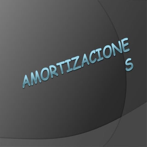 Amortizaciones