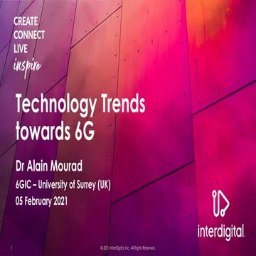Technology trends towards 6G