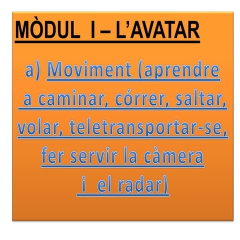 A) moviment