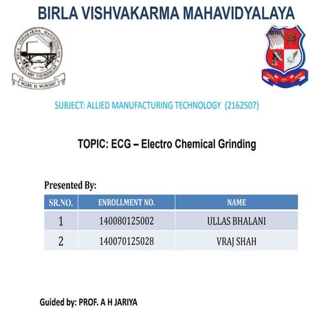 electrochemical grinding 