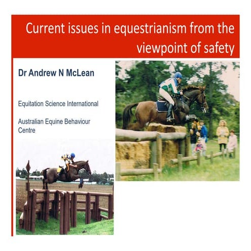 Horse Rider Fall Safety Training Talk hosted by Horse SA | PPTX