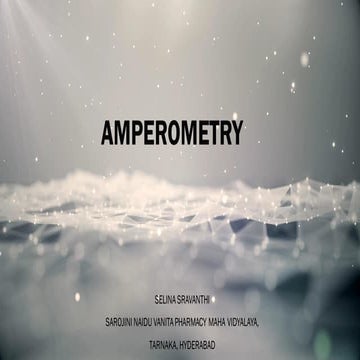 Amperometry