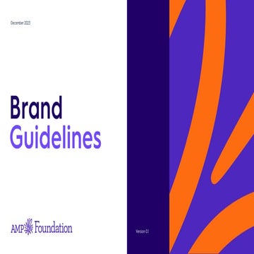 Comprehensive AMP Foundation Branded Guidelines