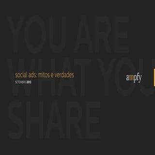 social ads: mitos e verdades