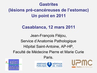 Amp gastrites casablanca 2011