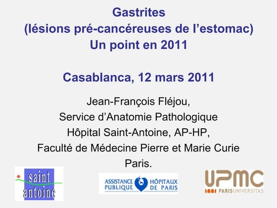 Amp gastrites casablanca 2011