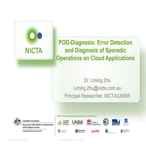 POD-Diagnosis: Error Detection and Diagnosis of Sporadic Operations on Cloud ...