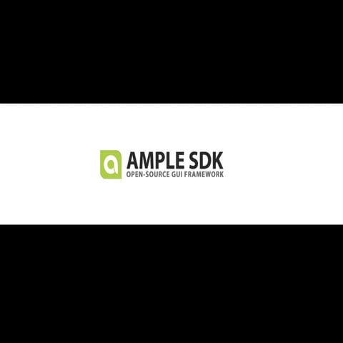 Ample SDK - Open Source GUI Framework