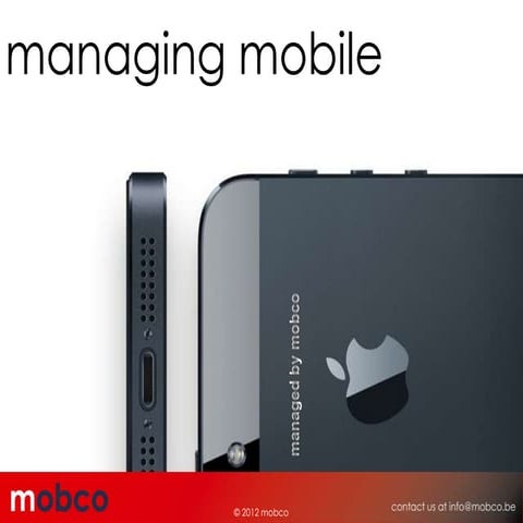 Mobile device and application management